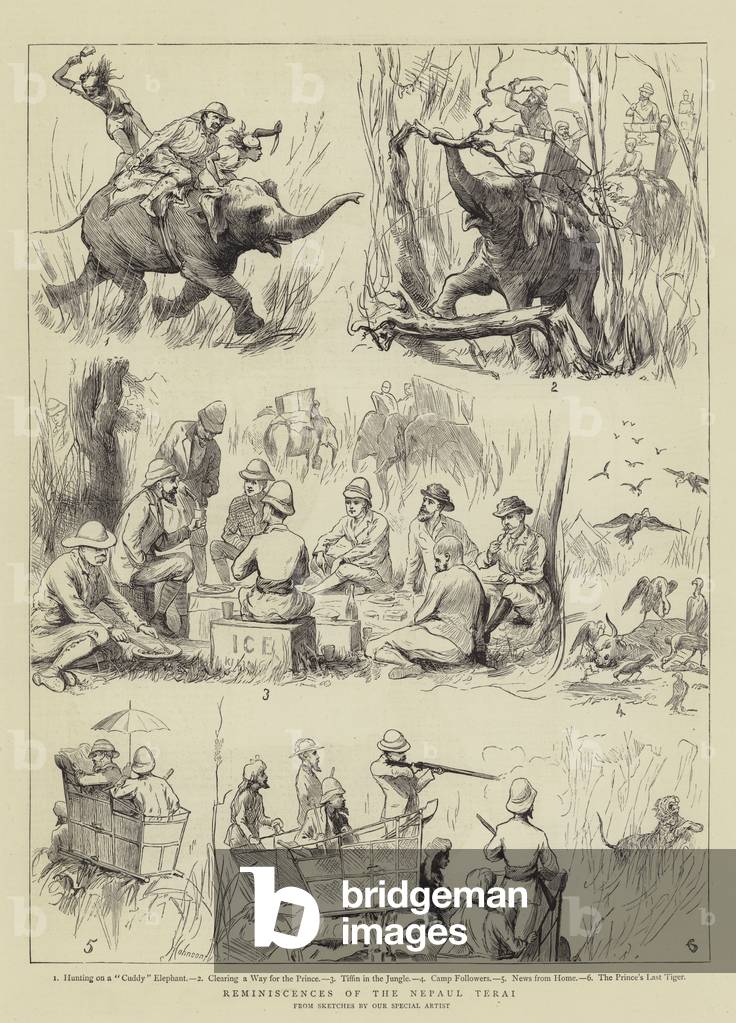 Reminiscences of the Nepaul Terai (engraving)