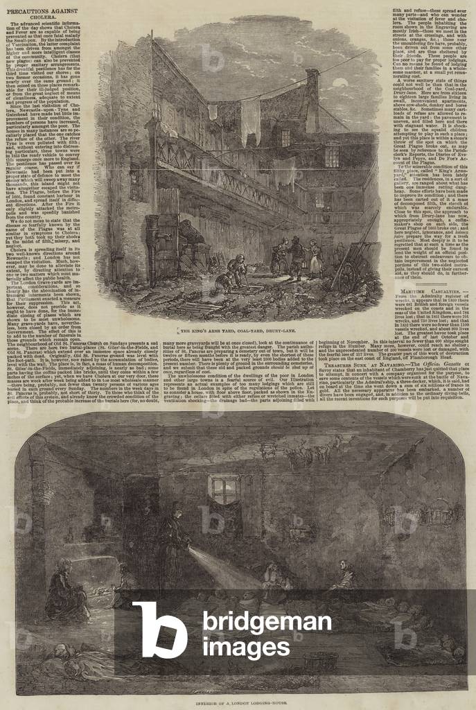 Precautions against Cholera (engraving)