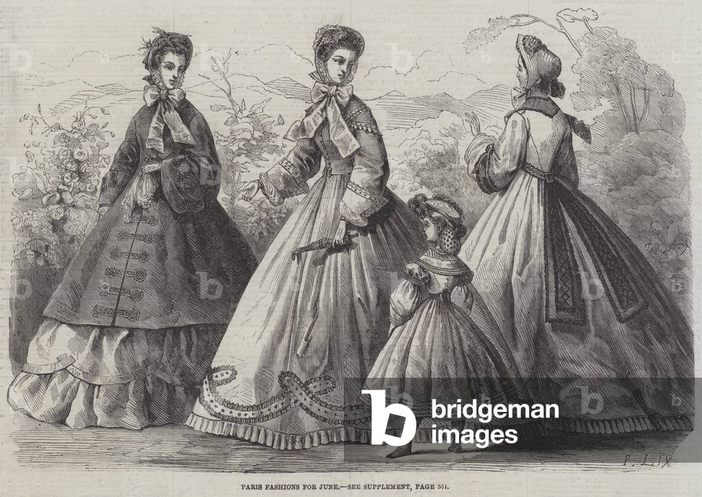 Paris Fashions for June (engraving)