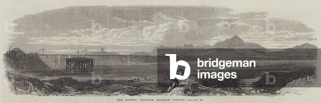 The Solway Junction Railway Viaduct (engraving)