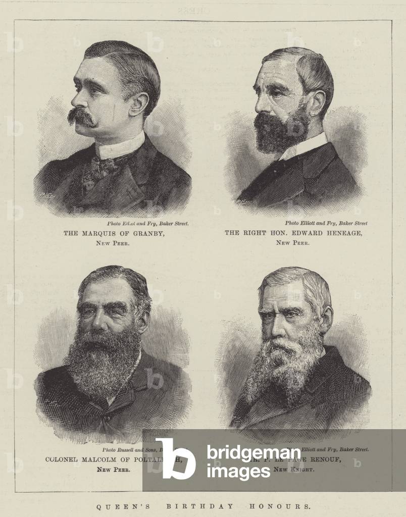 Queen's Birthday Honours (engraving)