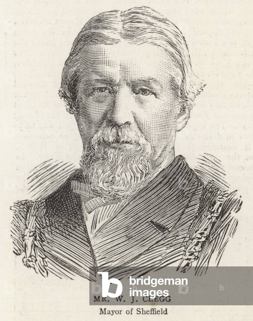 Mr W J Clegg (engraving)
