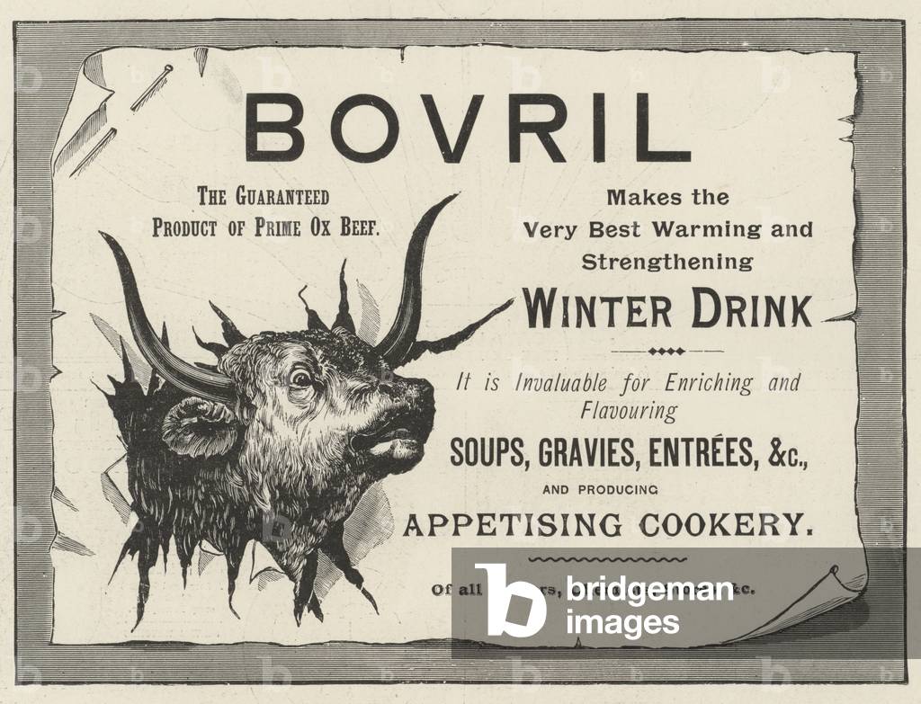 Advertisement, Bovril (engraving)