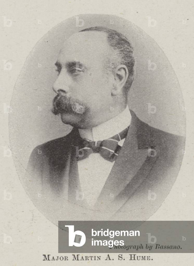 Major Martin A S Hume (b/w photo)