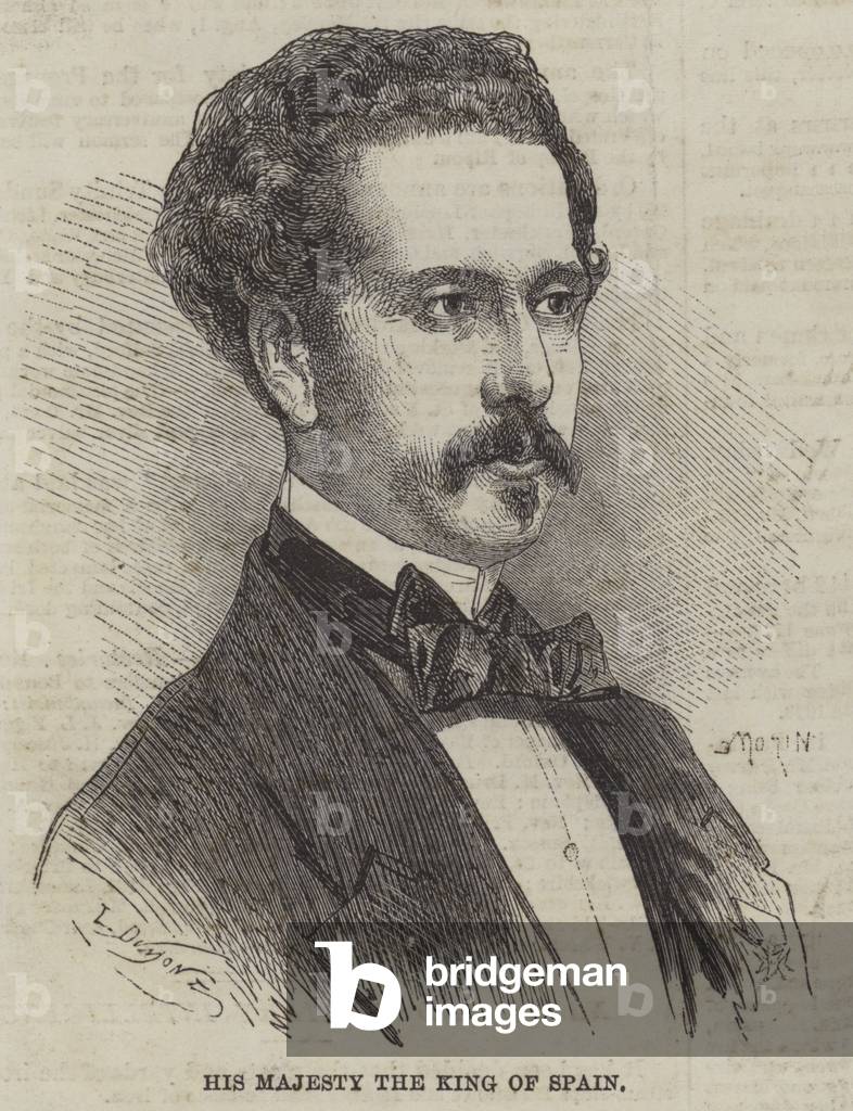 His Majesty the King of Spain (engraving)