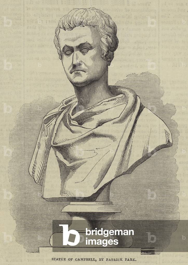 Statue of Campbell, by Patrick Park (engraving)