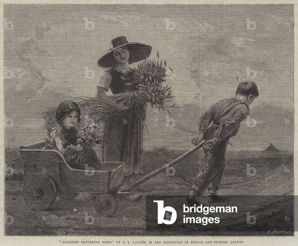 Gleaners returning Home (engraving)