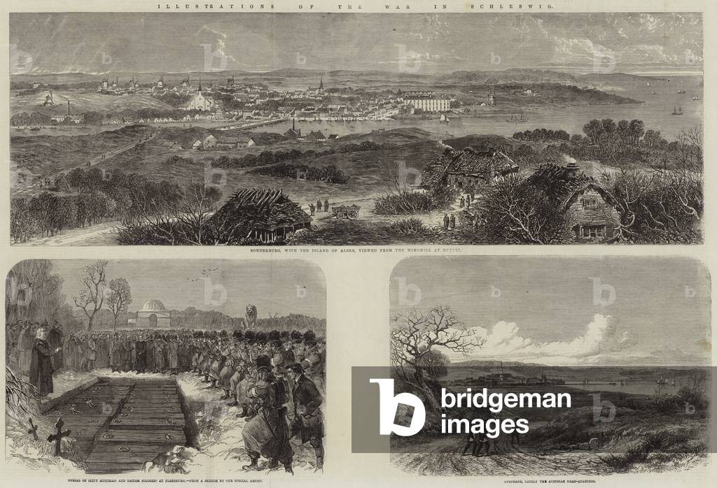 Illustrations of the War in Schleswig (engraving)