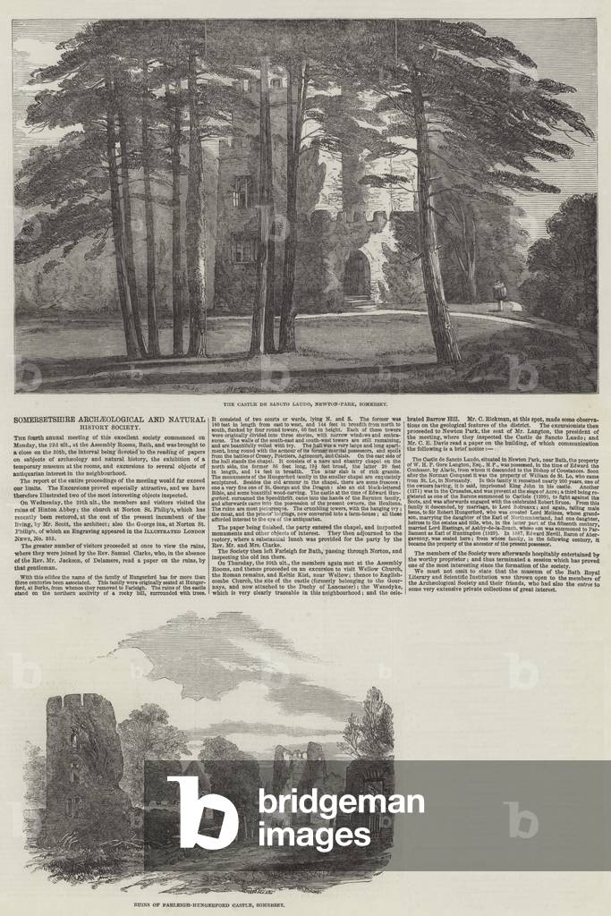 Somersetshire Archaeological and Natural History Society (engraving)