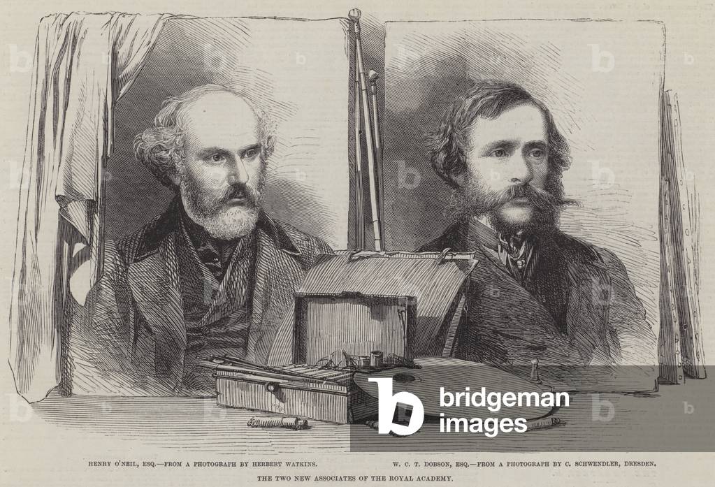 The Two New Associates of the Royal Academy (engraving)