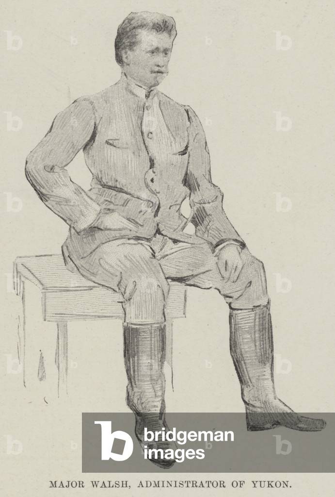 Major Walsh, Administrator of Yukon (litho)