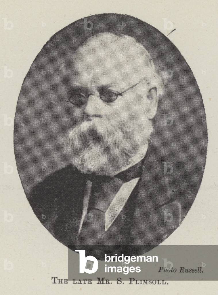 The late Mr S Plimsoll (b/w photo)