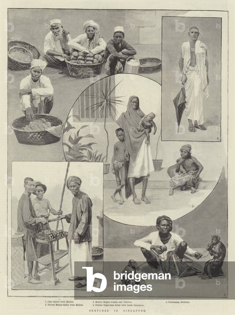 Sketches in Singapore (litho)