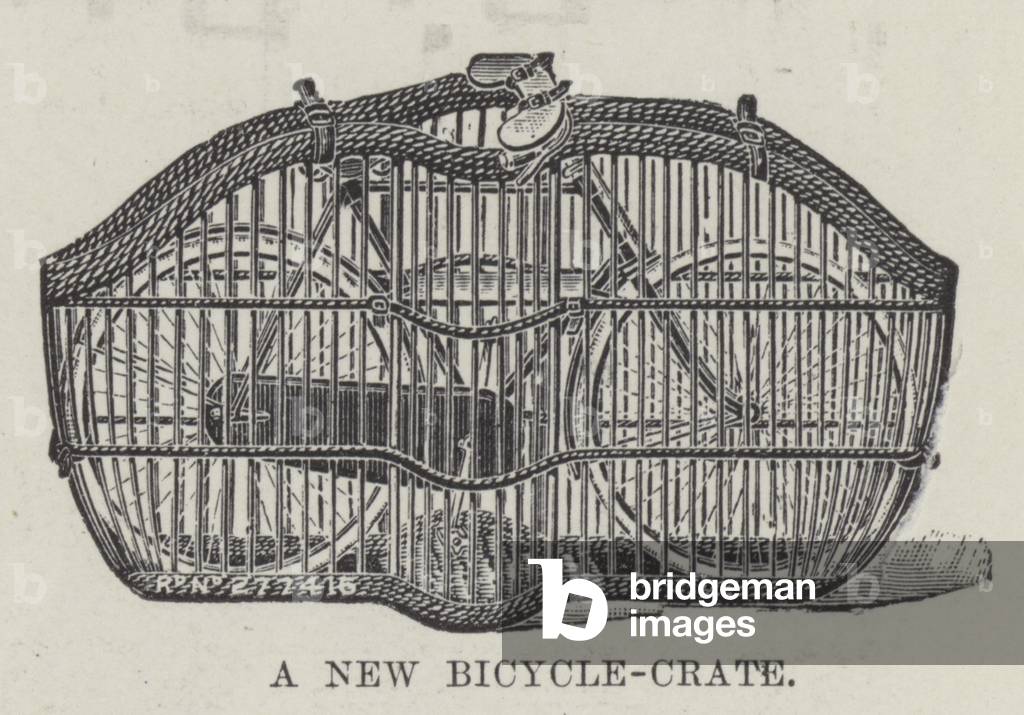 A New Bicycle-Crate (engraving)