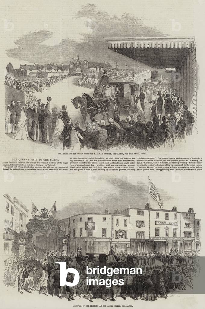 The Queen's Visit to the North (engraving)