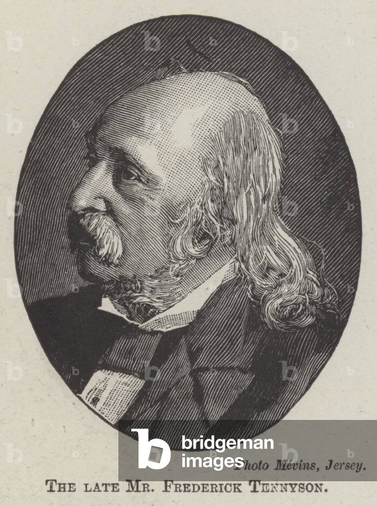 The late Mr Frederick Tennyson (engraving)