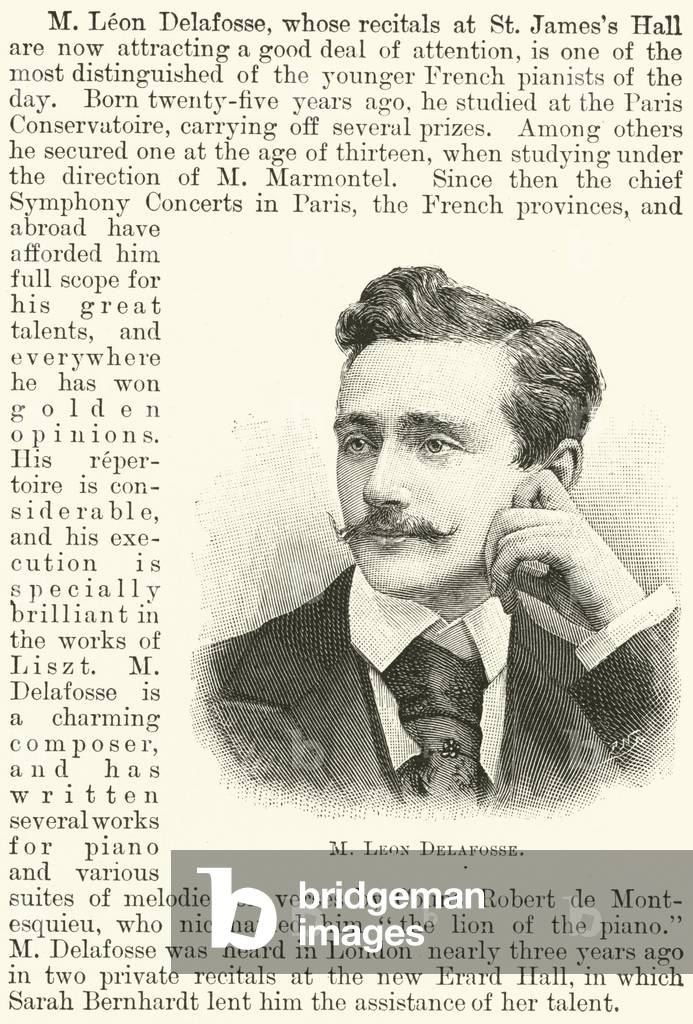M Leon Delafosse (engraving)