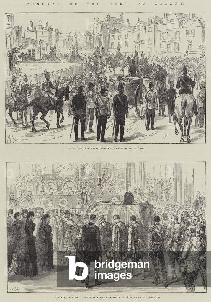 Funeral of the Duke of Albany (engraving)