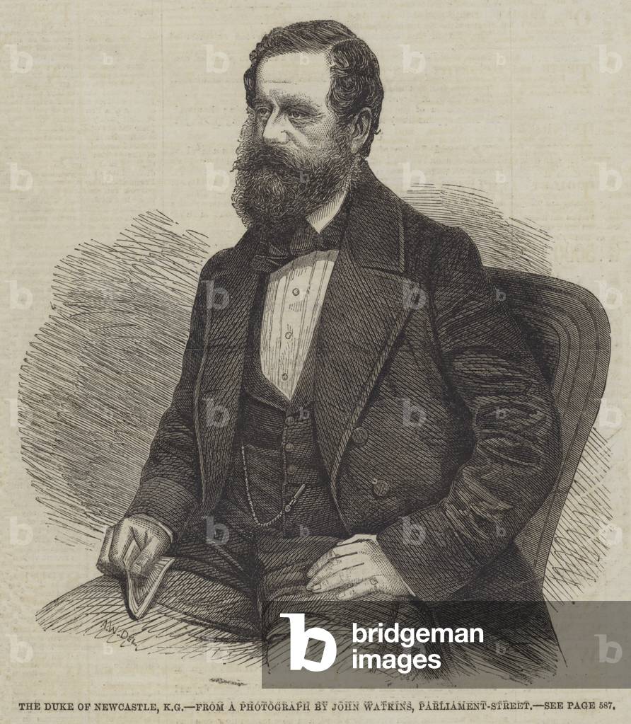 The Duke of Newcastle, KG (engraving)