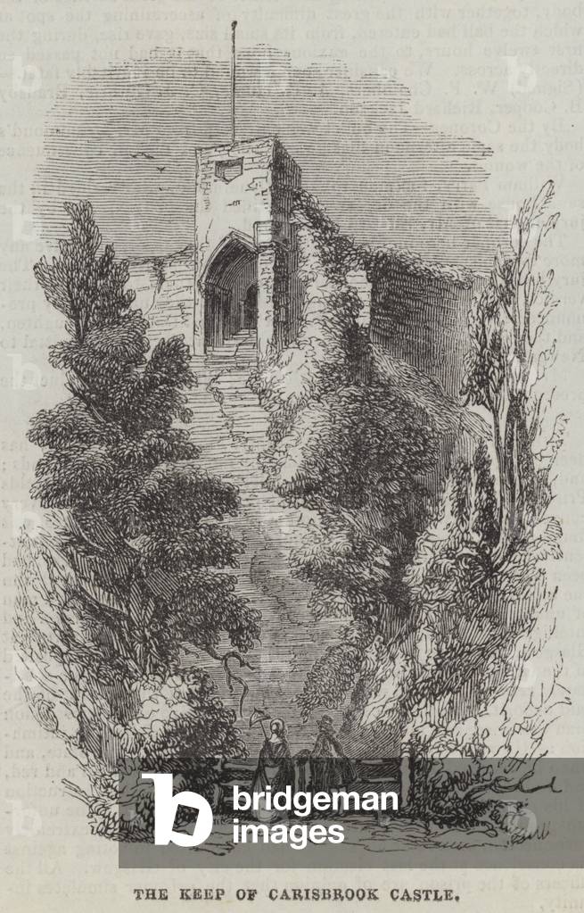 The Keep of Carisbrook Castle (engraving)