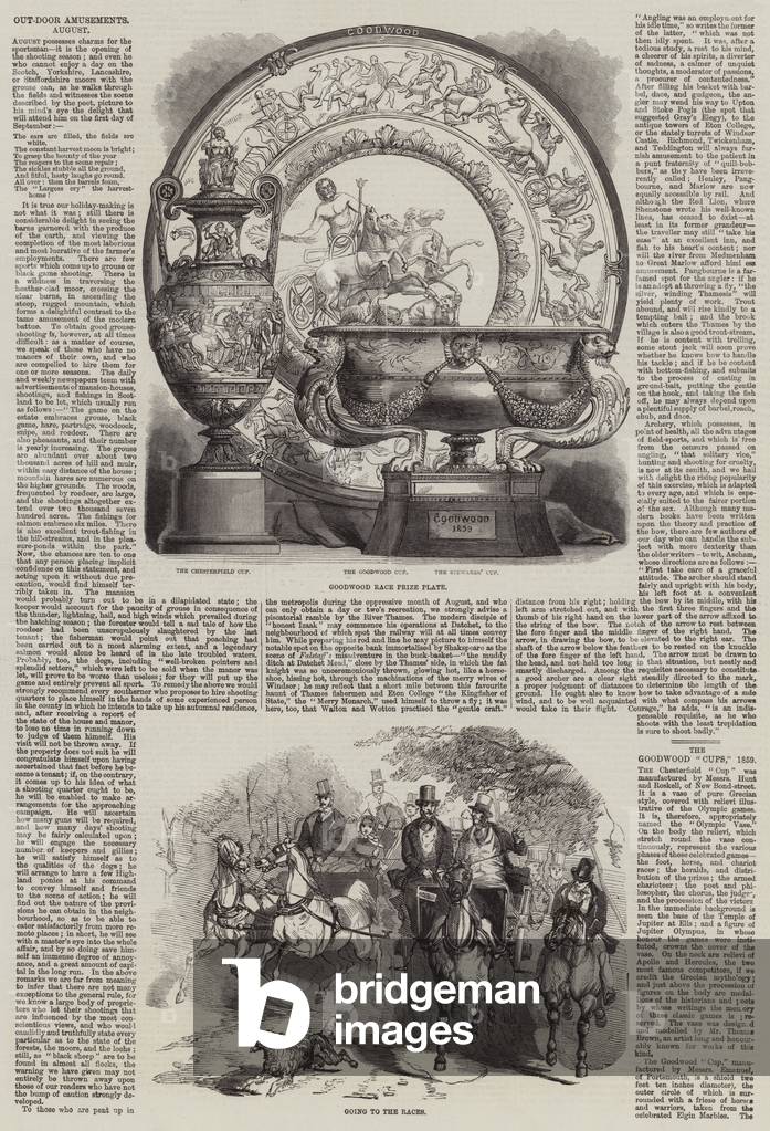 The Goodwood Race, 1859 (engraving)