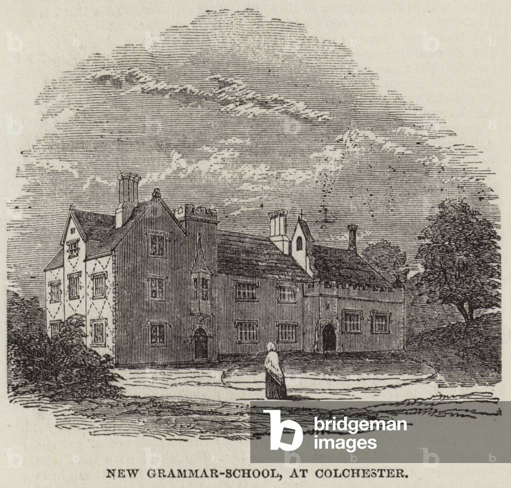 New Grammar-School, at Colchester (engraving)