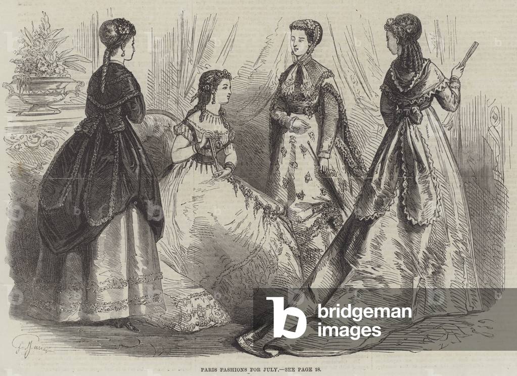 Paris Fashions for July (engraving)
