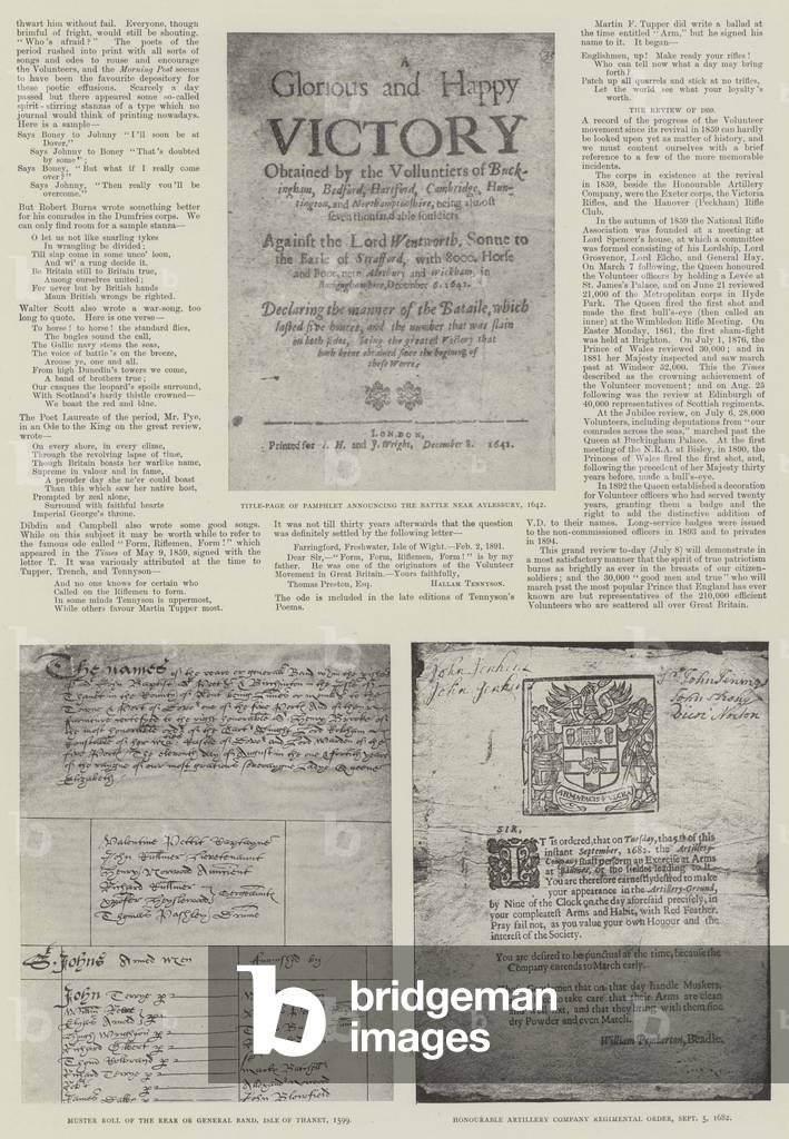 The Volunteer Centenary, 1799-1899 (b/w photo)