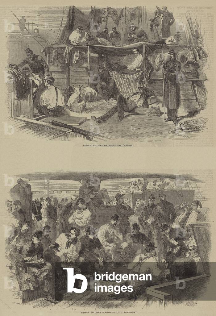 French Soldiers (engraving)