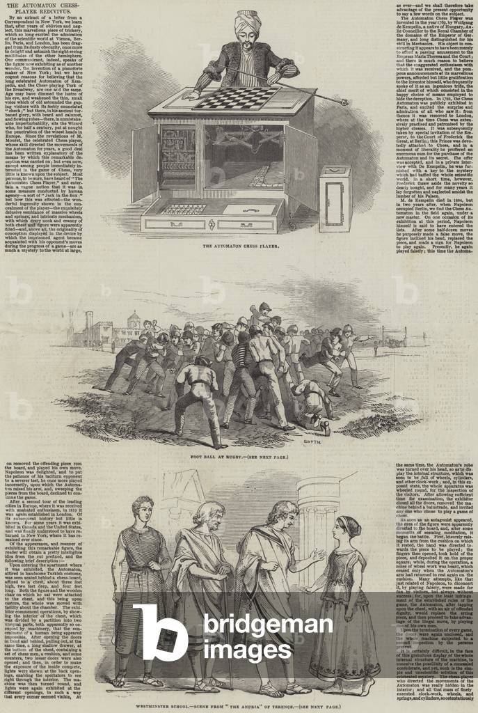 The Automaton Chess Player Redivivus (engraving)