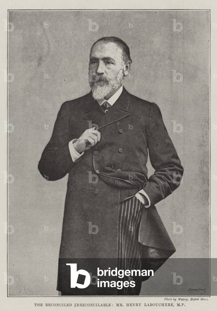 The Reconciled Irreconcilable, Mr Henry Labouchere, MP (litho)