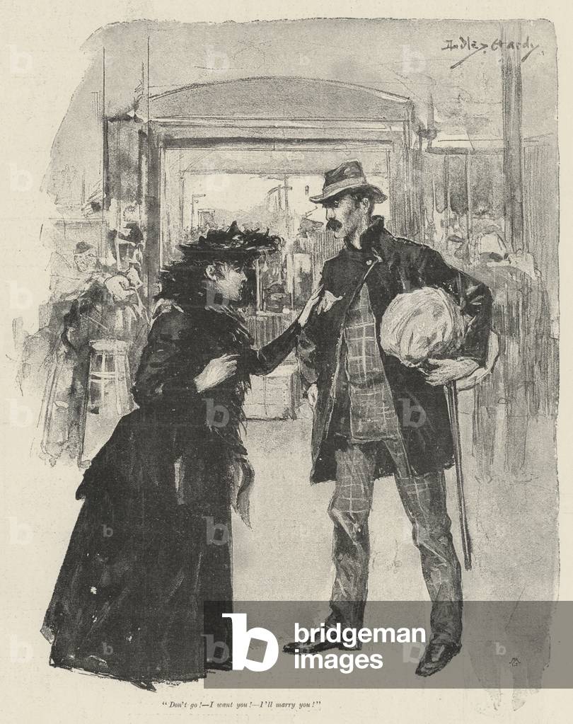 Fleet-Footed Hester, by George Gissing (litho)