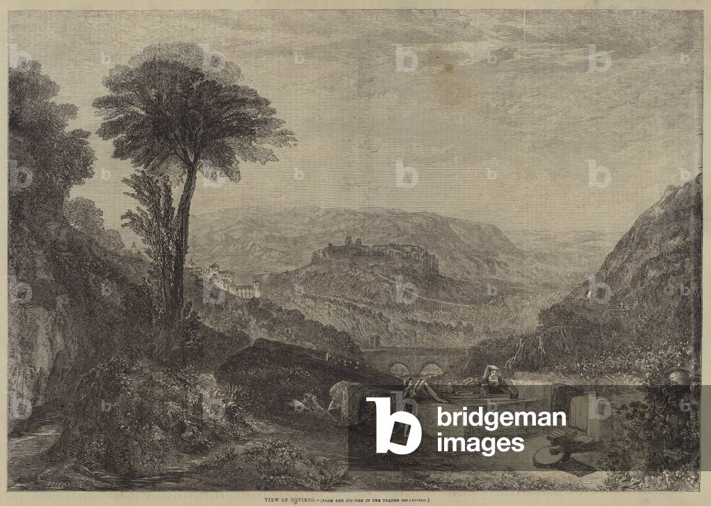 View of Orvieto (engraving)