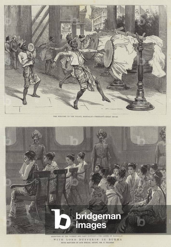 With Lord Dufferin in Burma (engraving)