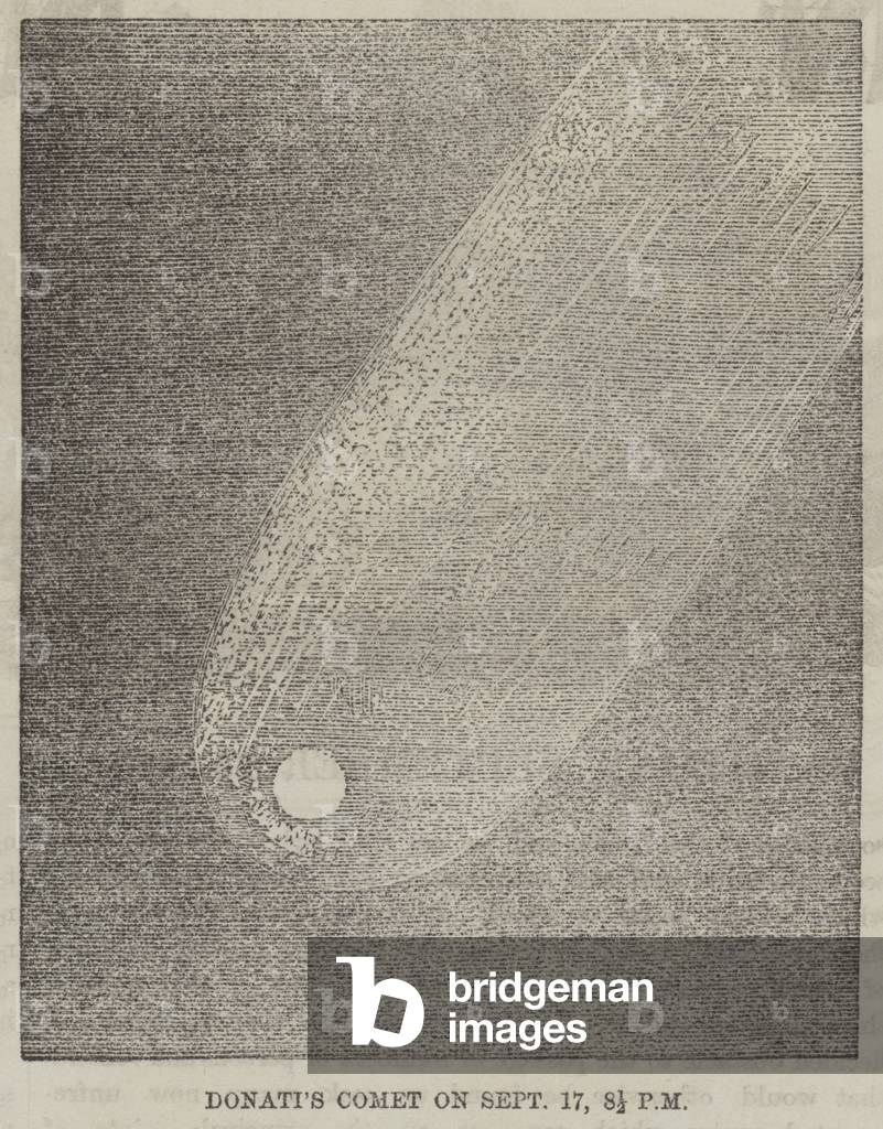 Donati's Comet on 17 September, 8 1/2 pm (engraving)