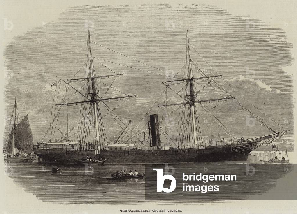 The Confederate Cruiser Georgia (engraving)