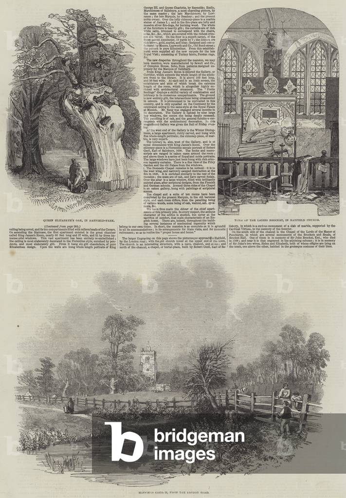 Hatfield in Hertfordshire (engraving)