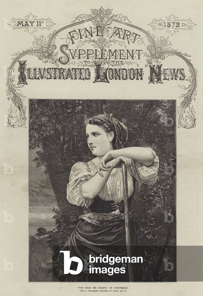 Une Fille des Champs (engraving)
