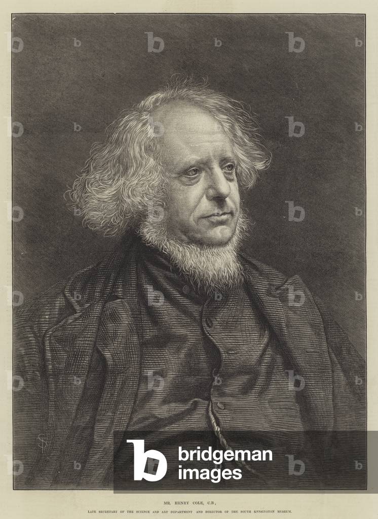 Mr Henry Cole, CB, late Secretary of the Science and Art Department and Director of the South Kensington Museum (engraving)