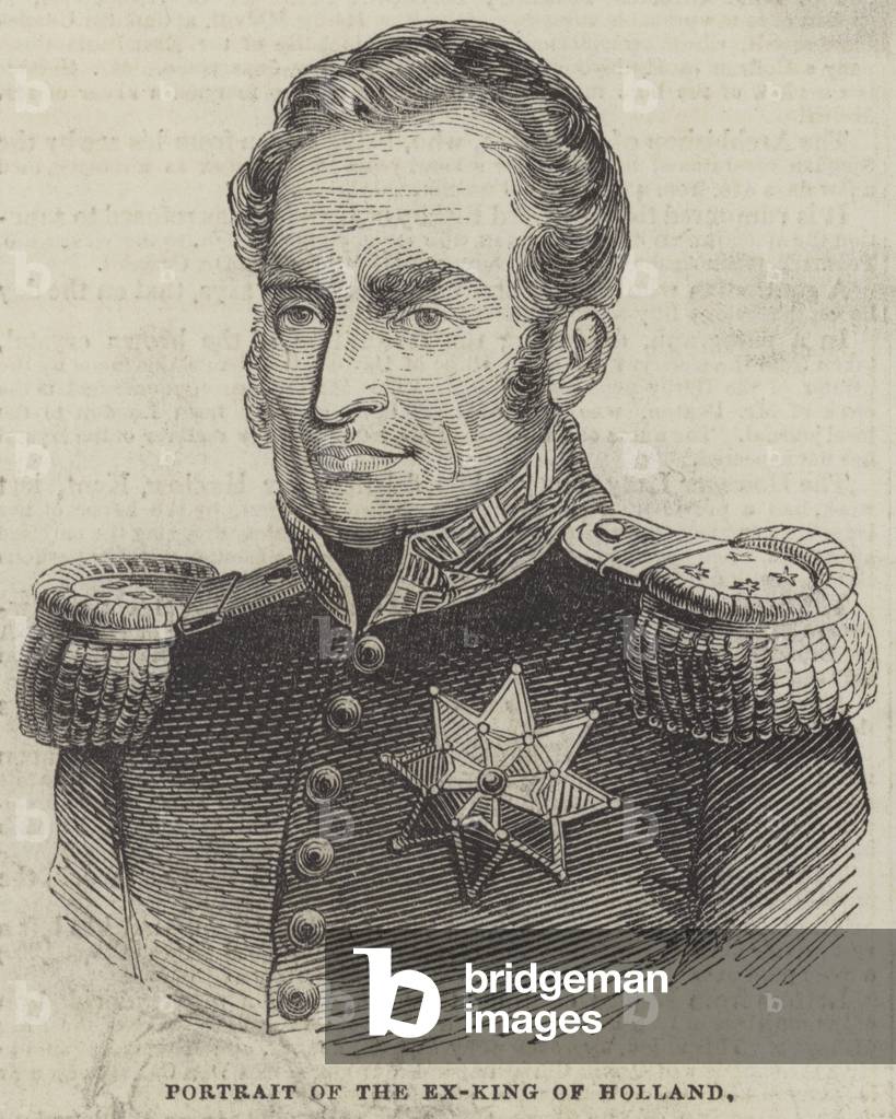 Portrait of the Ex-King of Holland (engraving)