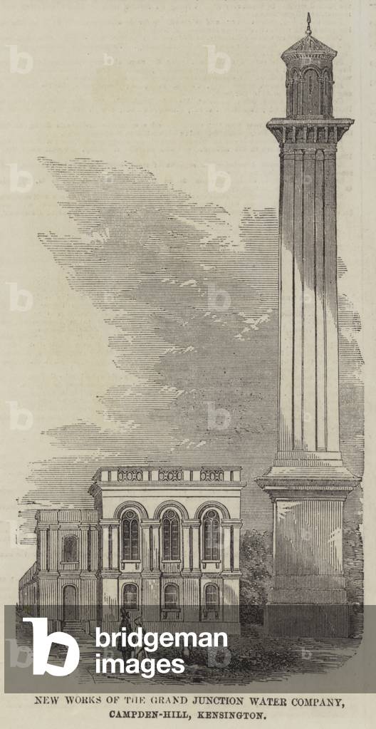 New Works of the Grand Junction Water Company, Campden-Hill, Kensington (engraving)