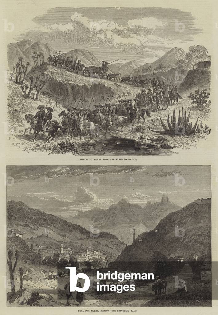 The Silver Mines of Real del Monte (engraving)
