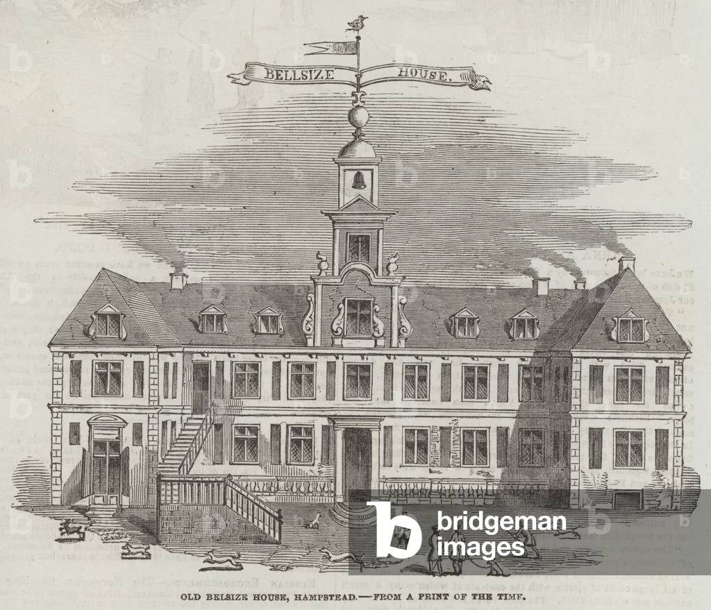 Old Belsize House, Hampstead (engraving)