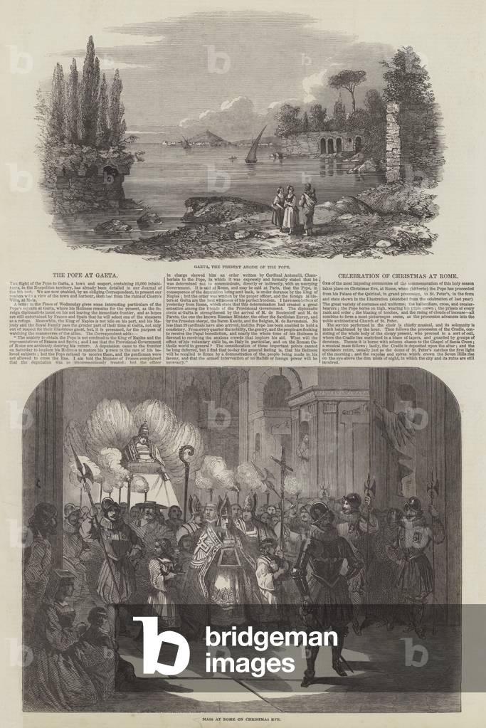 The Pope at Gaeta (engraving)
