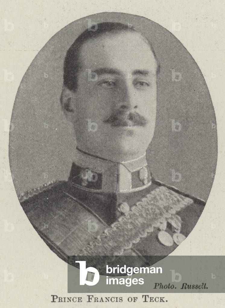 Prince Francis of Teck (b/w photo)