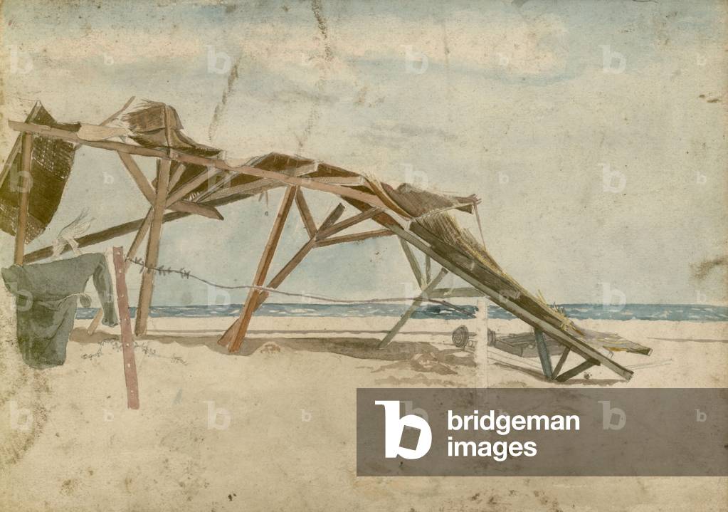 Sinai Desert, 1916-17 (pencil & watercolour on paper)