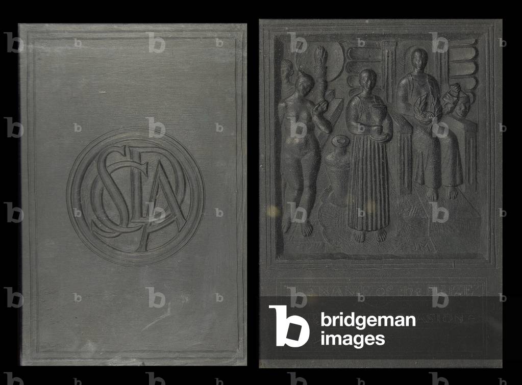Design for competition award (slate) 