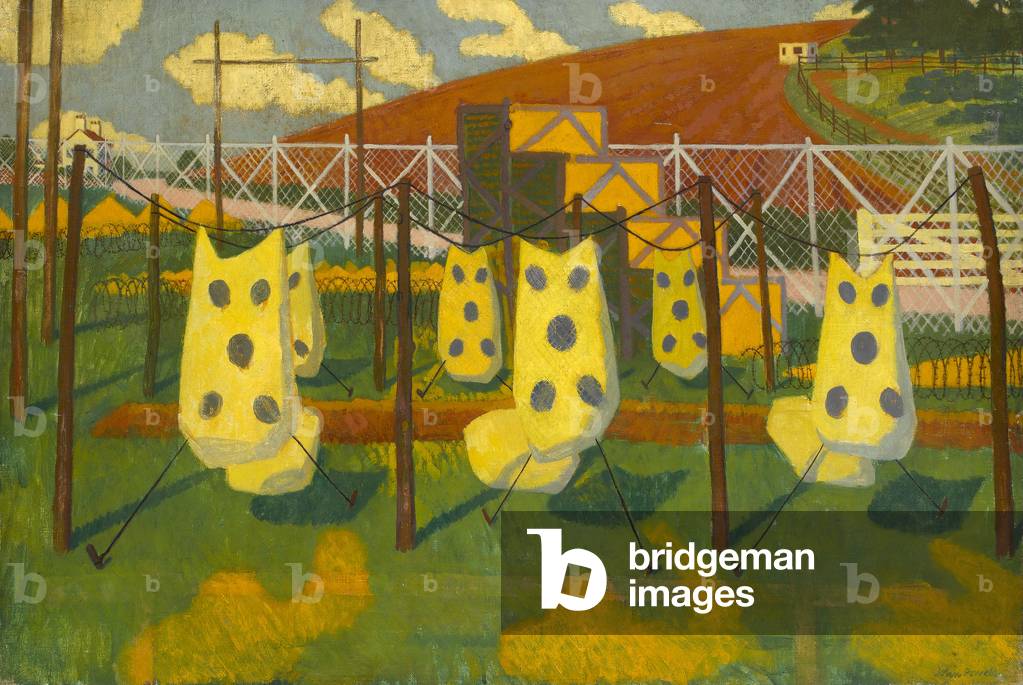 War Landscape, Britain 1942 (oil on canvas)