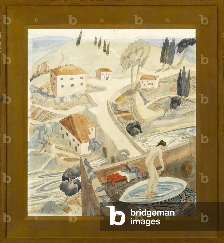 Bathsheba, c.1925 (w/c on paper)