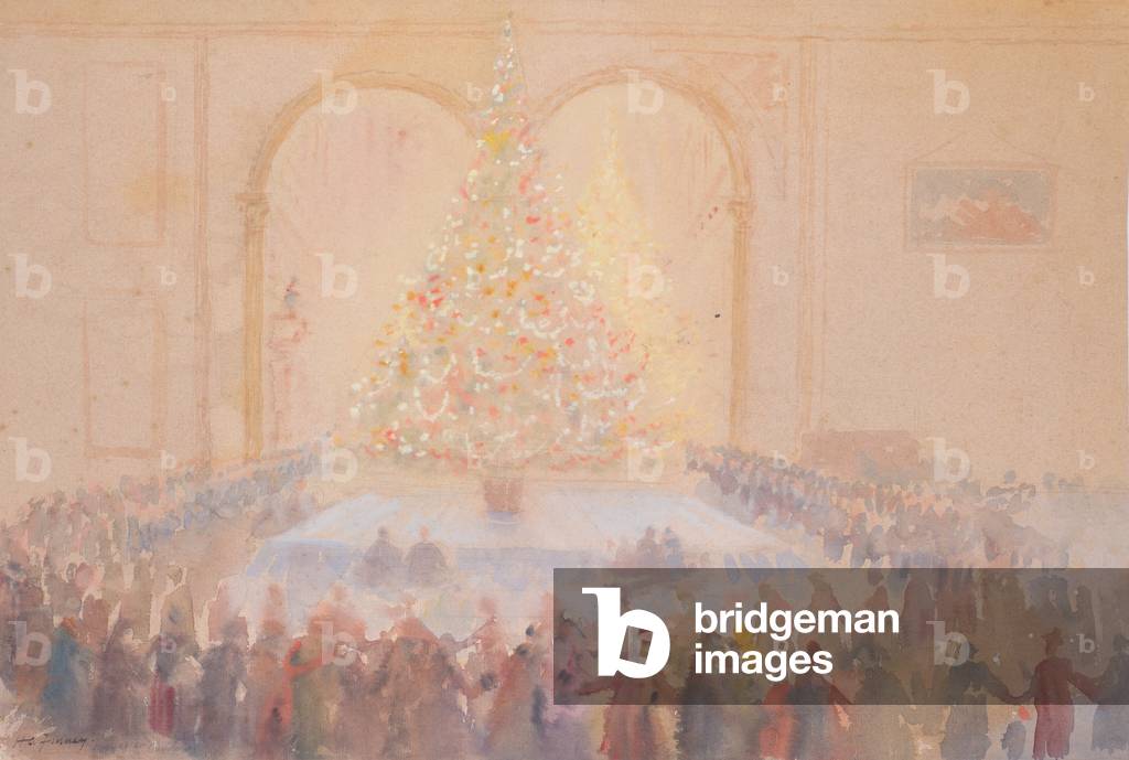 Norwegian Festival Christmas (pencil & watercolour on paper)